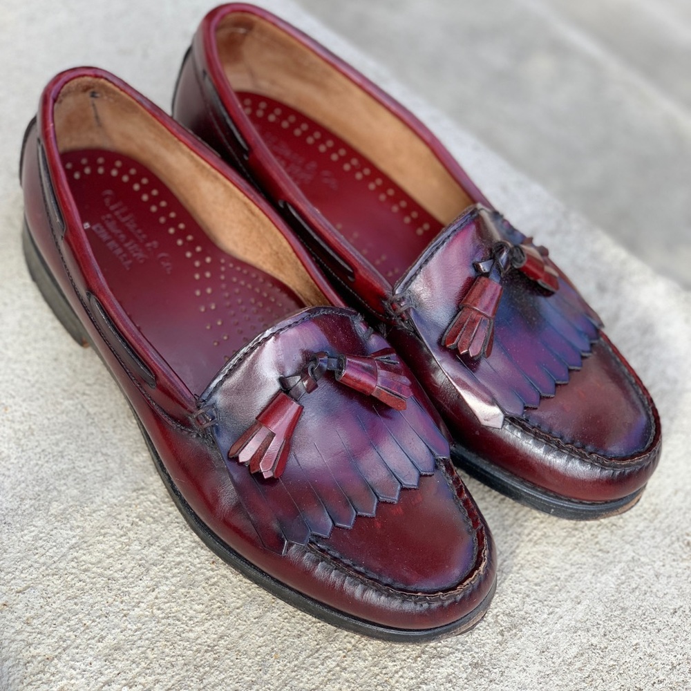 HOST PICK❗️Burgundy Tassle Loafers | Sz 7.5 - Picture 3 of 8